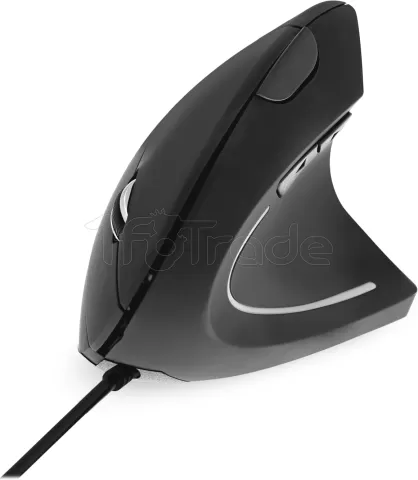Photo de Souris filaire ergonomique verticale T'nB Way (Noir)