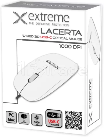 Photo de Souris Filaire Esperanza Extreme XM111 (Blanc)