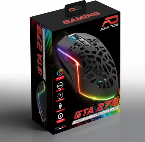 Photo de Souris filaire Gamer Advance GTA 270 RGB (Noir)