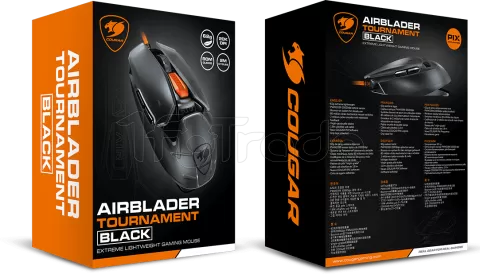 Photo de Souris filaire Gamer Cougar Airblader Tournament (Noir)