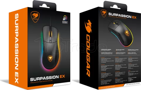 Photo de Souris filaire Gamer Cougar Suprassion EX RGB (Noir)