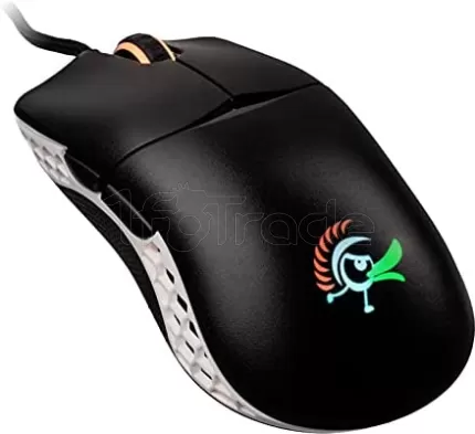 Photo de Souris filaire Gamer Ducky Feather Omron RGB (Noir/Blanc)