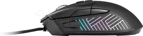 Photo de Souris filaire Gamer Ergonomique L33T Gaming Gungnir RGB (Noir)