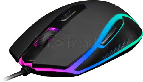 Photo de Souris filaire Gamer Gamdias Aura GS1 RGB (Noir)