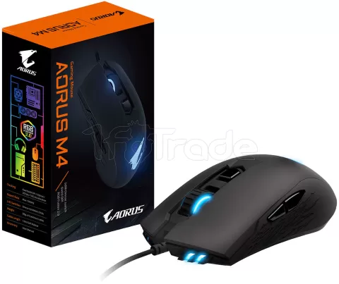 Photo de Souris filaire Gamer Gigabyte Aorus M4 RGB (Noir)