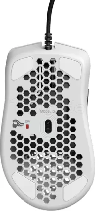 Photo de Souris filaire Gamer Glorious Model D Minus (D-) RGB (Blanc Mat)