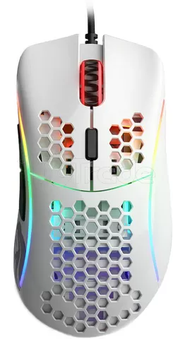 Photo de Souris filaire Gamer Glorious PC Gaming Race Model D RGB (Blanc Brillant)