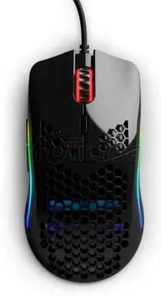 Photo de Souris filaire Gamer Glorious PC Gaming Race Model O RGB (Noir Brillant)