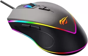 Photo de Souris filaire Gamer Havit MS1017 RGB (Noir)