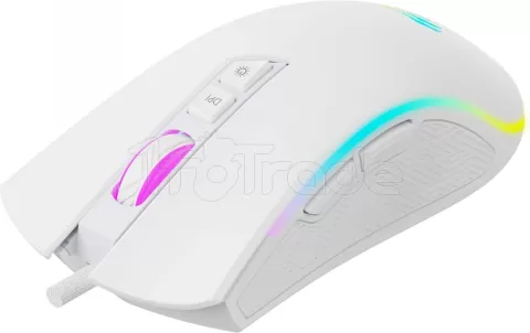 Photo de Souris filaire Gamer Havit MS1034 RGB (Blanc)