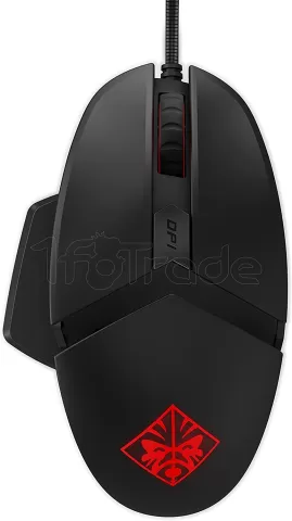 Photo de Souris filaire Gamer HP Omen Reactor (Noir)