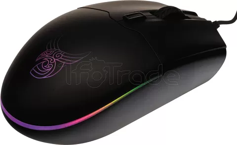 Photo de Souris filaire Gamer L33T Gaming Hofud RGB (Noir)