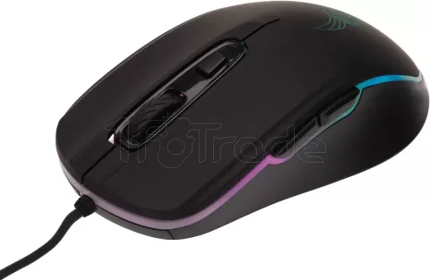 Photo de Souris filaire Gamer L33T Gaming Tyrfing RGB (Noir)