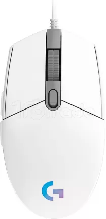 Photo de Souris filaire Gamer Logitech G102 LightSync RGB (Blanc)