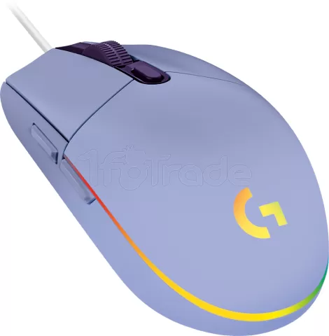 Photo de Souris filaire Gamer Logitech G102 LightSync RGB (Violet)