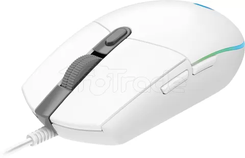 Photo de Souris filaire Gamer Logitech G203 LightSync (Blanc)