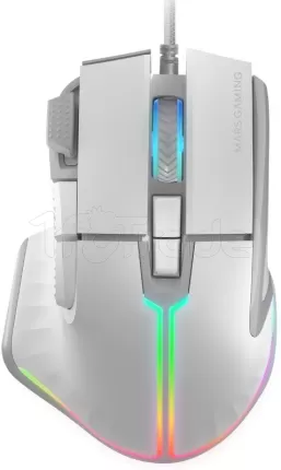 Photo de Souris filaire Gamer Mars Gaming MM-XT RGB (Blanc)