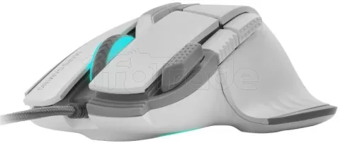 Photo de Souris filaire Gamer Mars Gaming MM-XT RGB (Blanc)