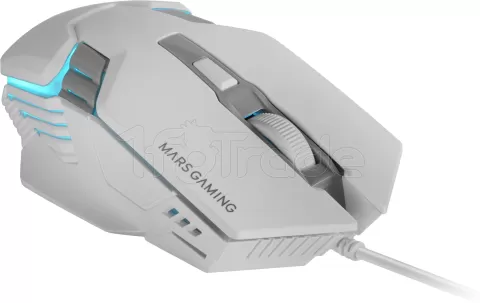 Photo de Souris filaire Gamer Mars Gaming MM024 RGB (Blanc)