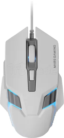 Photo de Souris filaire Gamer Mars Gaming MM024 RGB (Blanc)