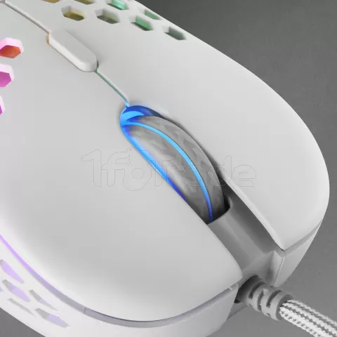 Photo de Souris filaire Gamer Mars Gaming MM55 RGB (Blanc)