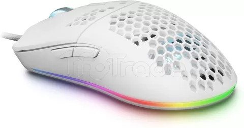 Photo de Souris filaire Gamer Mars Gaming MMAX RGB (Blanc)