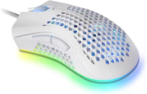 Photo de Souris filaire Gamer Mars Gaming MMEX RGB (Blanc)