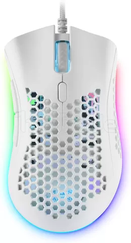 Photo de Souris filaire Gamer Mars Gaming MMEX RGB (Blanc)