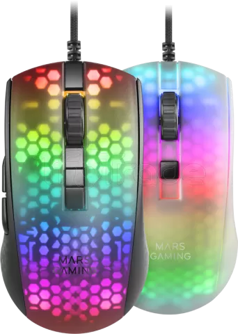 Photo de Souris filaire Gamer Mars Gaming MMR RGB (Noir)