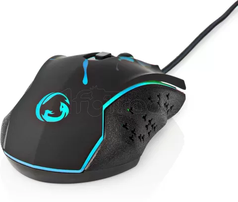 Photo de Souris filaire Gamer Nedis GMWD210BK (Noir)