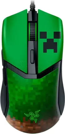 Photo de Souris filaire Gamer Razer Cobra Minecraft (Vert/Noir)