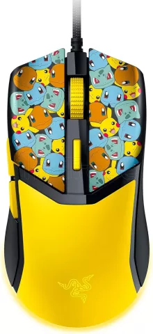 Photo de Souris filaire Gamer Razer Cobra Pokemon Kanto Starters (Jaune)
