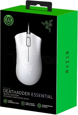 Photo de Souris filaire Gamer Razer DeathAdder Essential (Blanc)