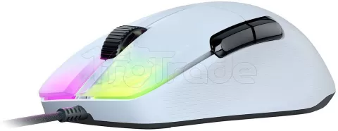 Photo de Souris filaire Gamer Roccat Kone Pro RGB (Blanc)