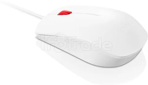 Photo de Souris filaire Lenovo Essential (Blanc)