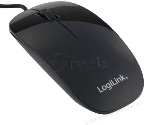 Photo de Souris filaire LogiLink ID0063 Slim (Noir)