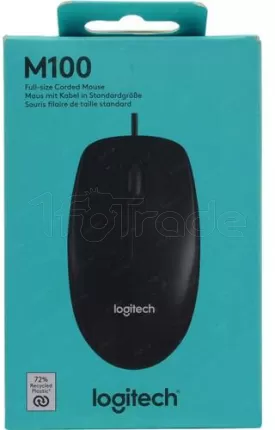 Photo de Souris filaire Logitech M100 (Noir)