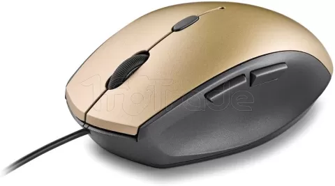 Photo de Souris filaire NGS Moth (Noir/Or)