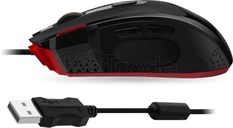 Photo de Souris filaire Spirit of Gamer Pro-M3 RGB + Tapis (Noir)