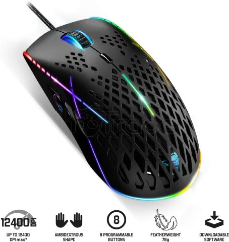 Photo de Souris filaire Spirit of Gamer Xpert-M100 RGB (Noir)