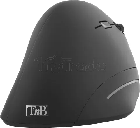 Photo de Souris filaire T'nB Ergo verticale pour droitier (Noir)