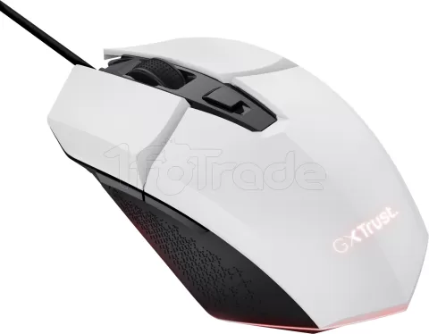 Photo de Souris Gamer filaire Trust GXT 109 Felox RGB (Blanc)