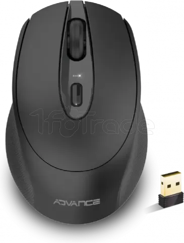 Photo de Souris sans fil Advance Feel (Noir)