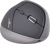 Photo de Souris sans fil Bluestork Ergonomic Mouse pour droitier (Noir)