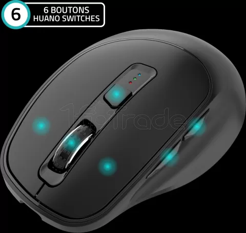 Photo de Souris sans fil Bluetooth Advance ErgoFit (Noir)