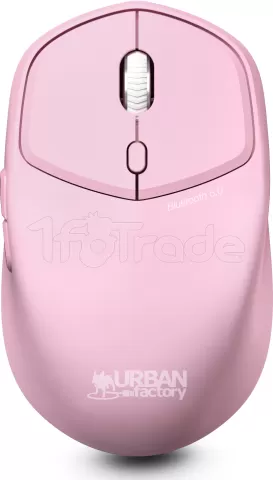 Photo de Souris sans fil Bluetooth ambidextre Urban Factory Onlee (Rose)