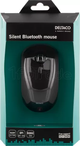 Photo de Souris sans fil Bluetooth Deltaco Silent MS-900 (Noir)