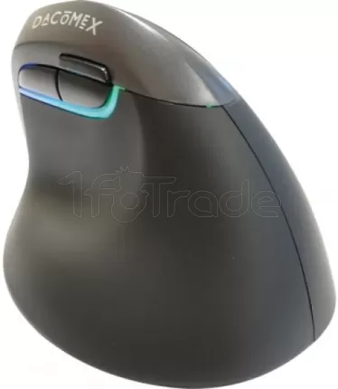 Photo de Souris sans fil Bluetooth ergonomique Dacomex Verticale V350-WBT (Noir)