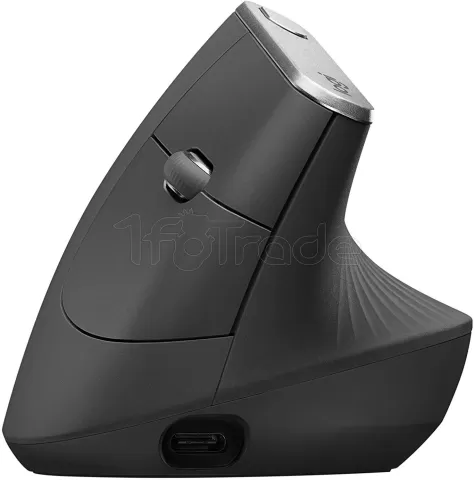 Photo de Souris sans fil Bluetooth ergonomique Logitech MX Vertical (Noir)