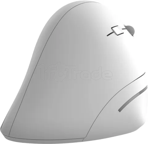 Photo de Souris sans fil Bluetooth ergonomique T'nB Ergo verticale pour droitier (Blanc)